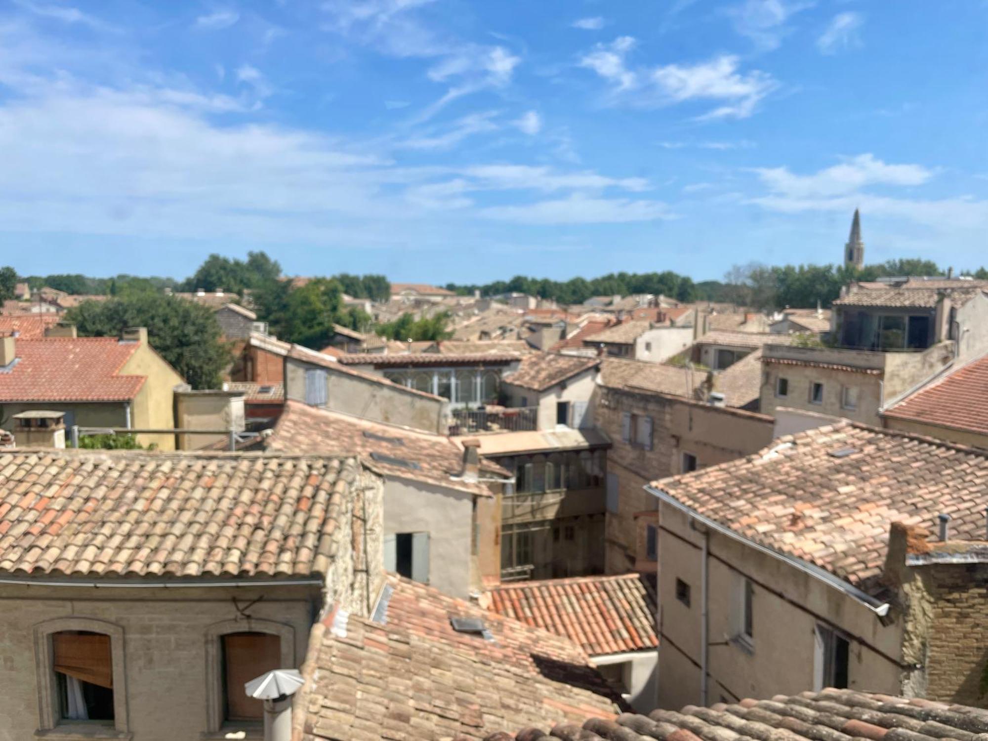 Le Toit D'Avignon - Intra-Muros - Terrasse Vue Palais Des Papes - Ideal Festival - Climatisation - Wifi Eksteriør bilde
