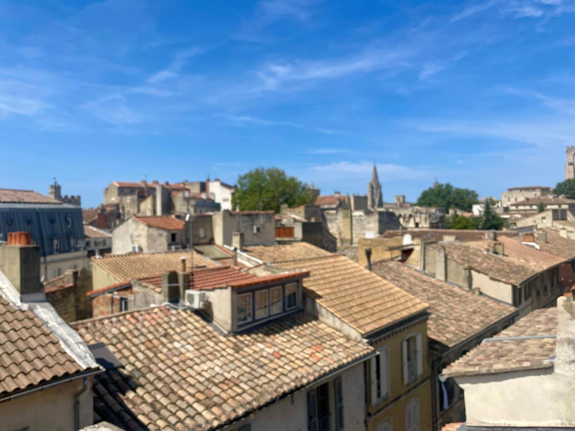 Le Toit D'Avignon - Intra-Muros - Terrasse Vue Palais Des Papes - Ideal Festival - Climatisation - Wifi Eksteriør bilde
